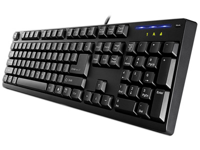 I-Rocks KR-6260-BK - 24 Keys Anti Ghosting Gaming Keyboard