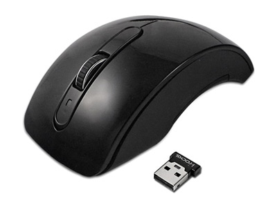 I-Rocks RF-7700L-BK 2.4 GHz Cordless Laser Mouse