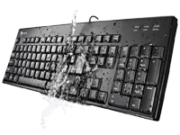 IRK32W-BK WASHABLE KEYBOARD